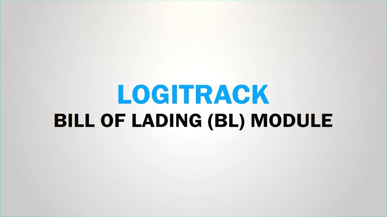 Bill of Lading Tracking